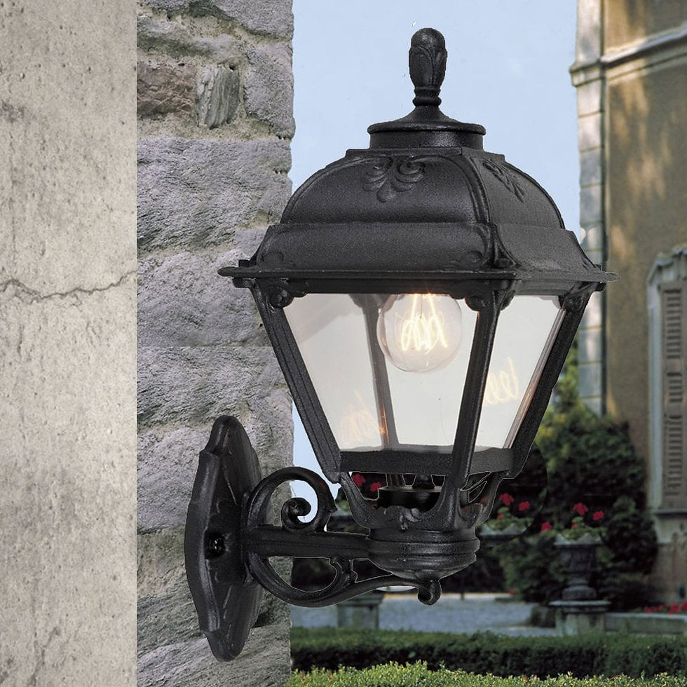 BLACK GARDEN LANTERN