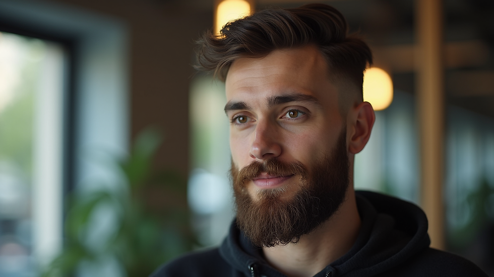 Men's Haircut and Beard Trim Styling Tips for a Sharp Look