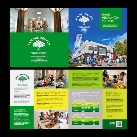 folleto educación infantil