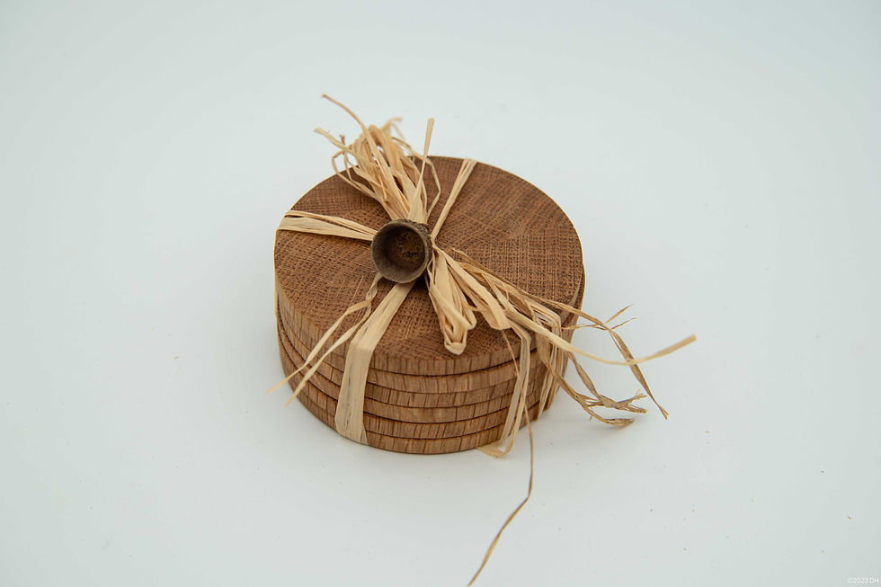 Miniaturbild: Eiche Untersetzer rund