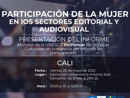 Socialización del informe de brechas de género en los sectores audiovisual y editorial