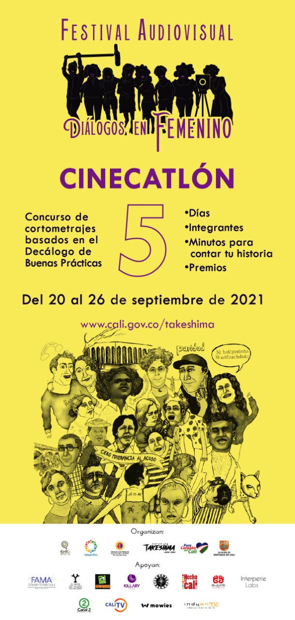 Festival Audiovisual Diálogos en Femenino Takeshima, Invita Cinecatlon