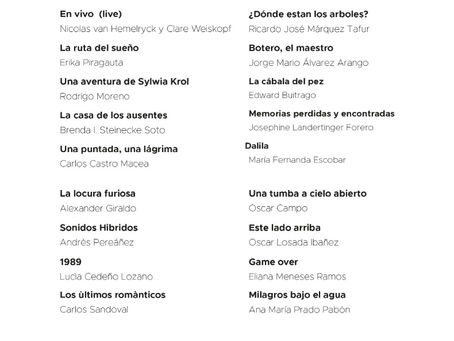 Sapcine Anuncia Proyectos ganadores de la convocatoria nacional e internacional, conócelos.