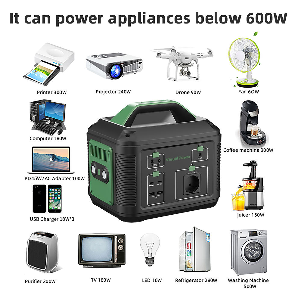 Station d'alimentation portable Système de stockage d'énergie Batterie de secour