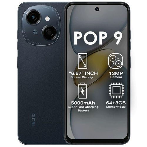 TECNO POP 9 Ecran ROM 128Go RAM 6Go