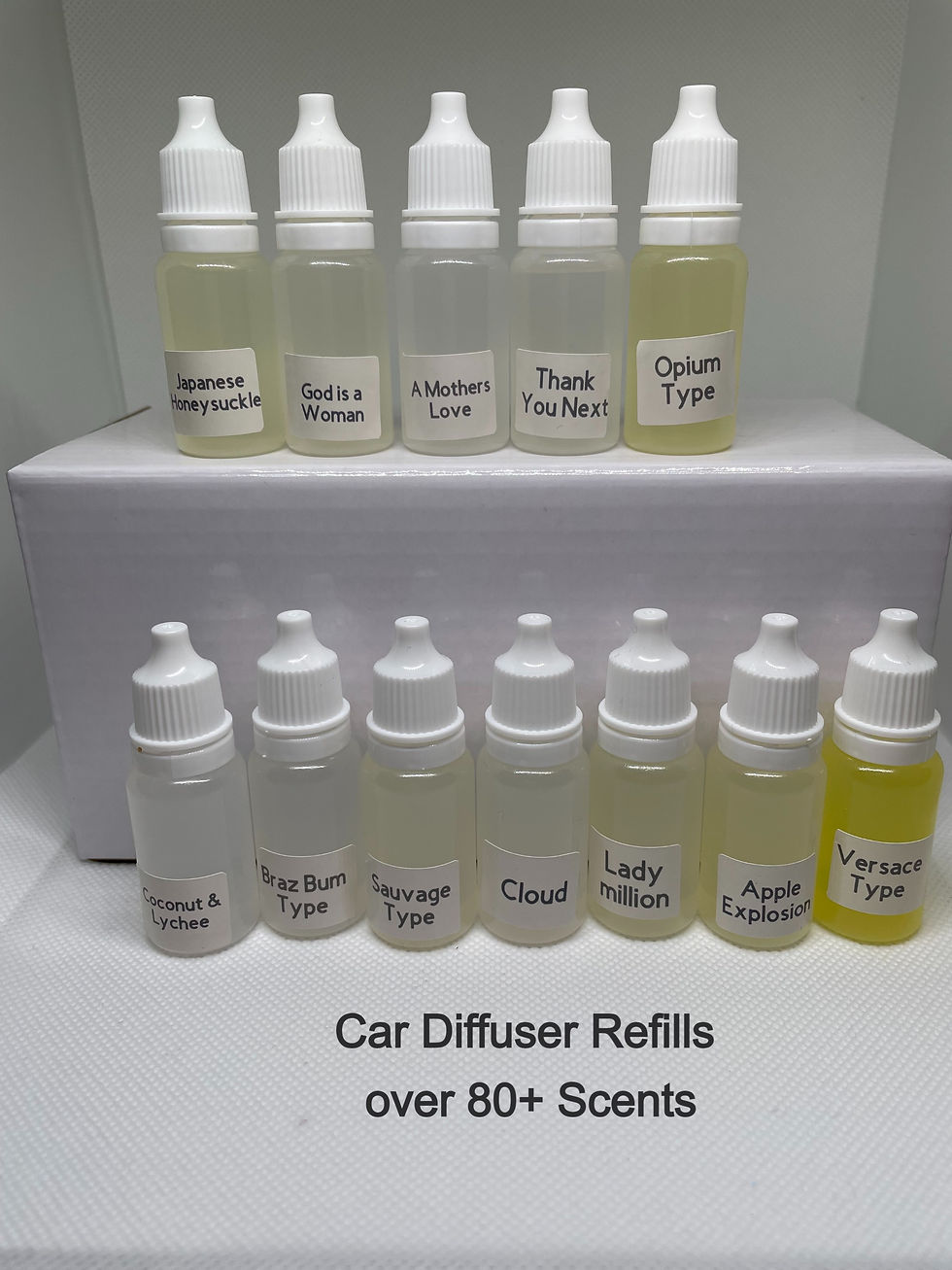 Car Diffuser Refills Various Fragrances 10ml