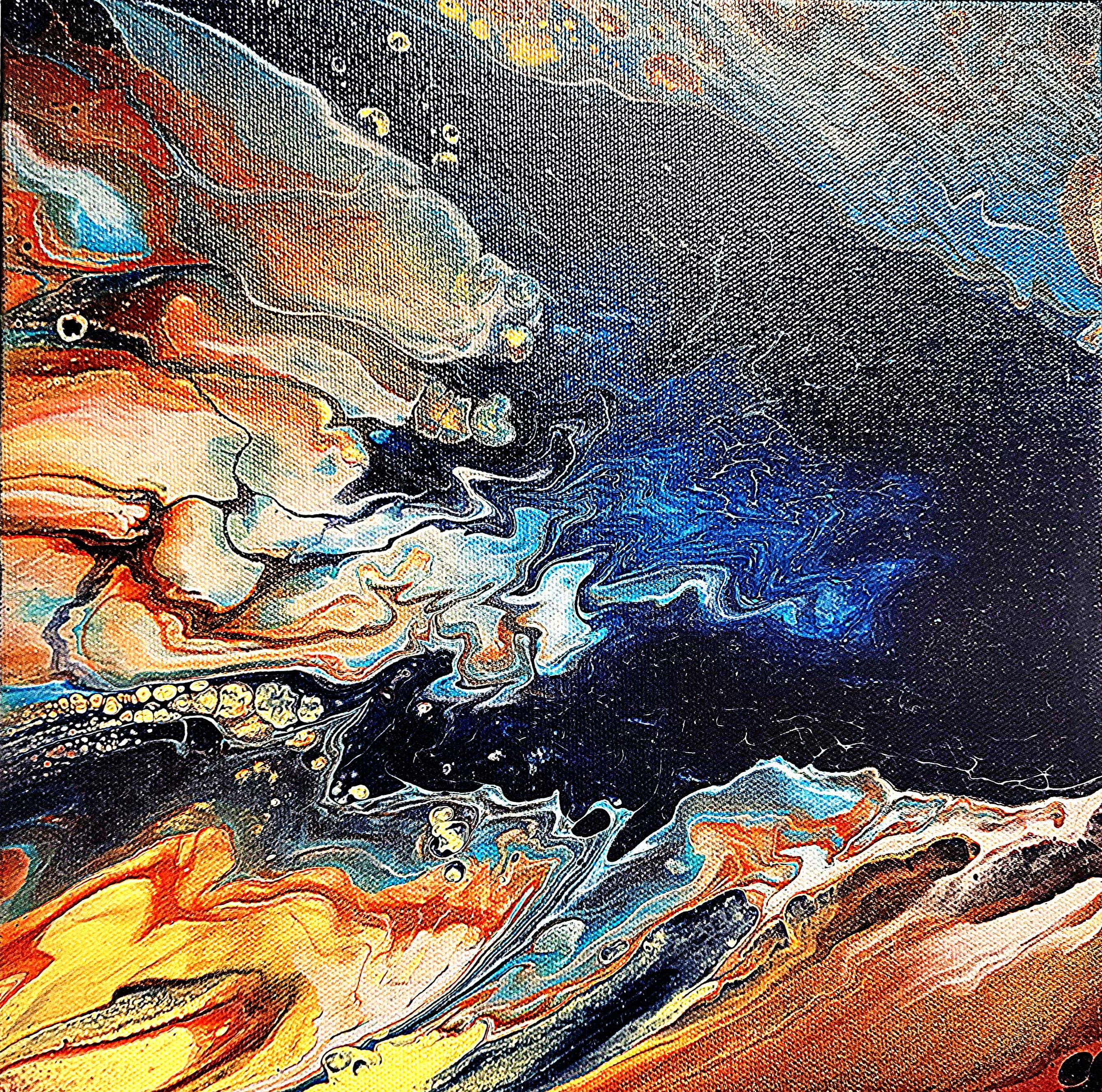 11/14 Introduction to Fluid Art with Kathryn Woods