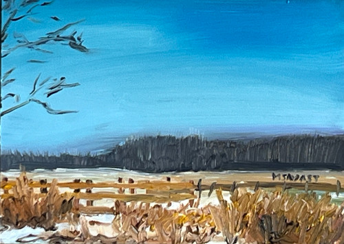 11/20 Cocktails & Canvas: Snowy Farm Field - Michelle Savas Thompson | CedarburgCulturalCtr