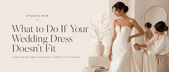 Wedding Dress Doesn't Fit? Here's Exactly What to Do Wedding Dress Doesn't Fit? Here's Exactly What to Do