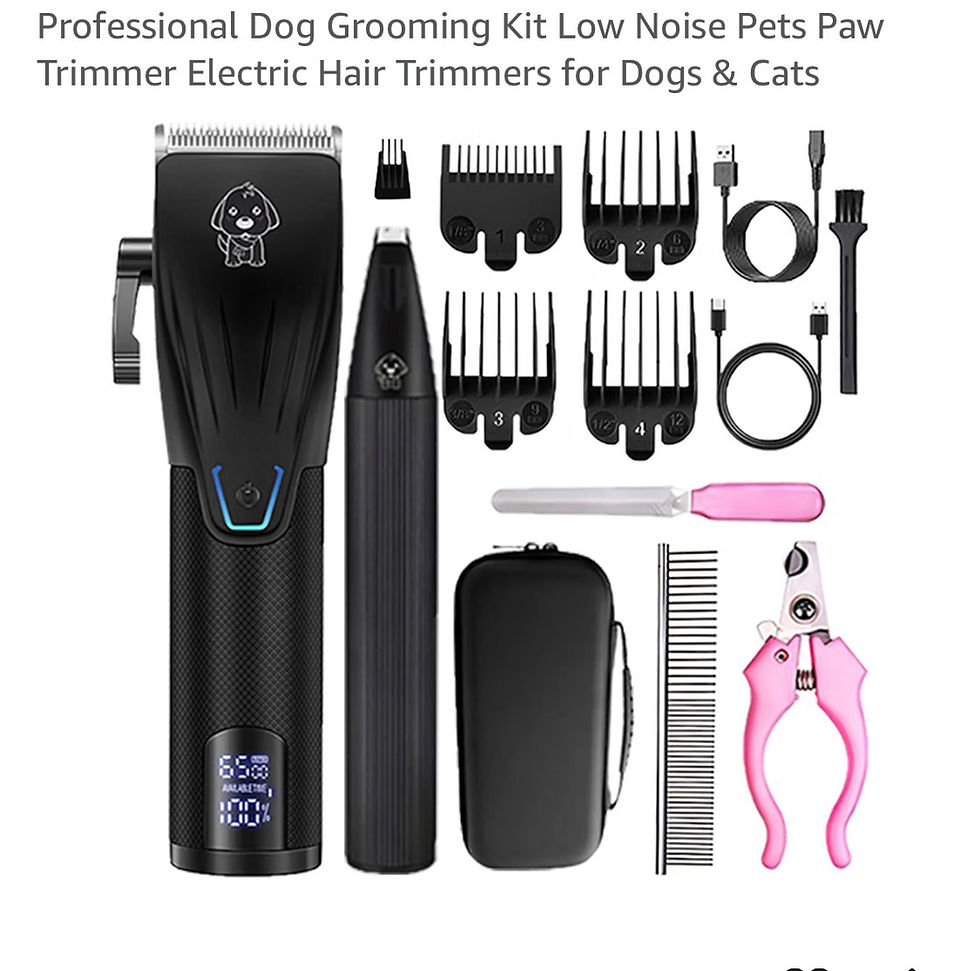 Pet electrical grooming kit, new: $18/set