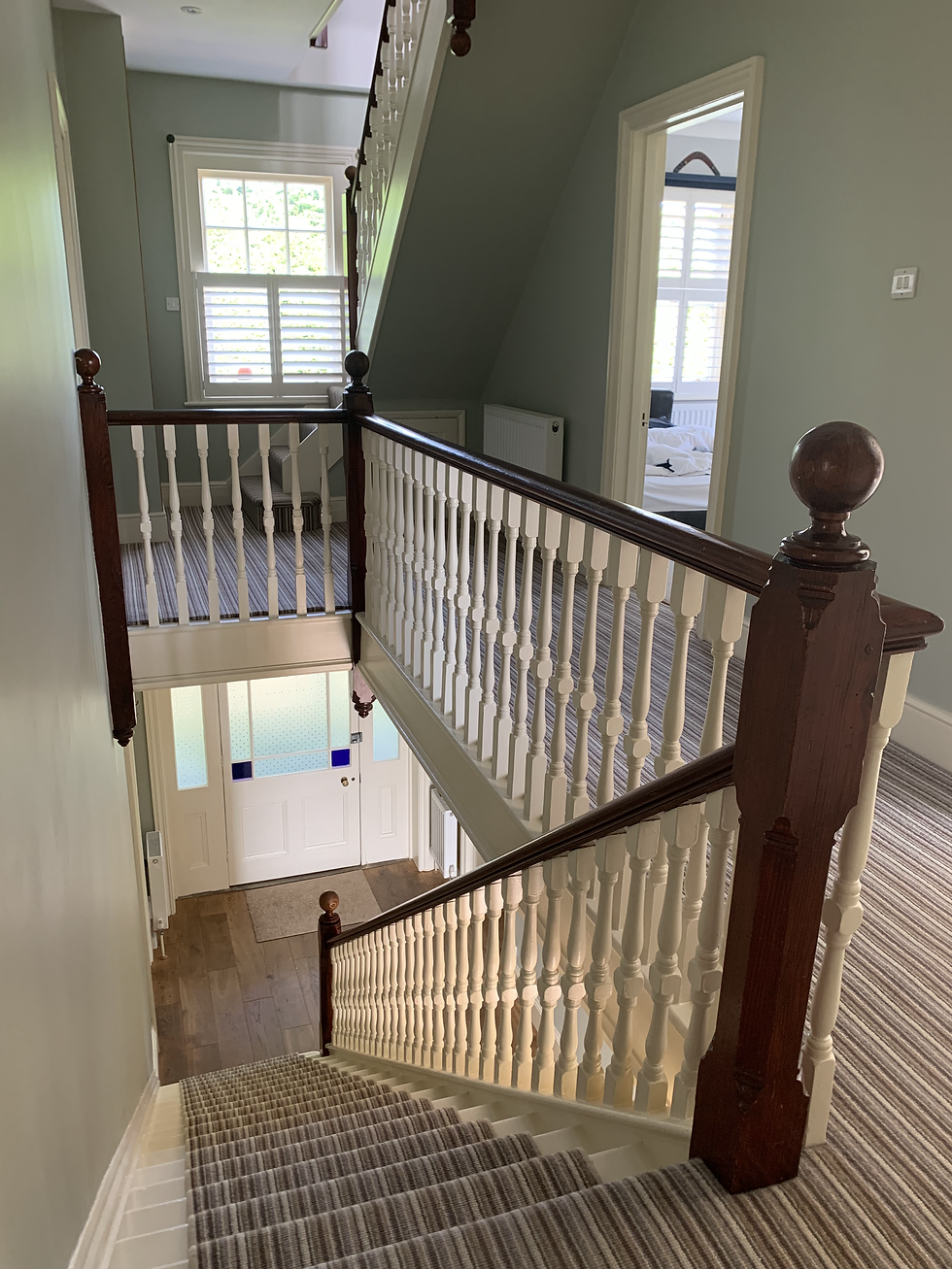 Beautiful spacious Victorian staircase and landing