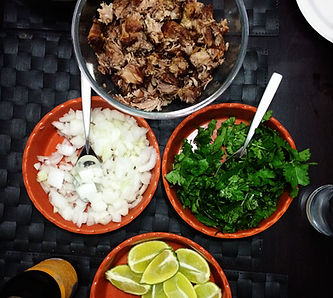 Taco Preparation Table