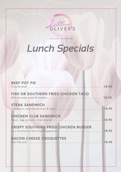 Lunch Specials page 1