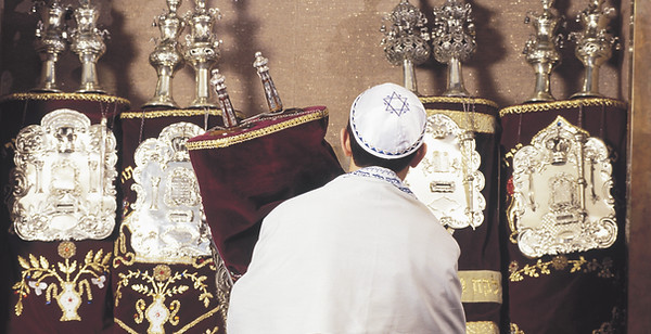 Carrying Torah Scrolls