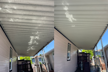 Carport Ceiling Wash 