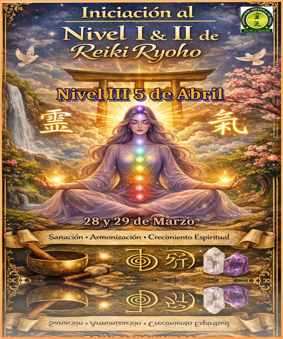 Reiki Nivel I - Nivel II - Nivel III