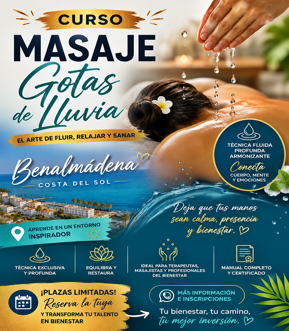 Masaje gotas de lluvia Benalmádena