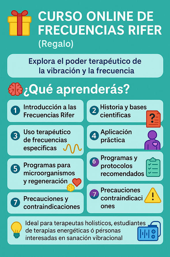   Frencuencias Rife y máquina zapper ONLINE 