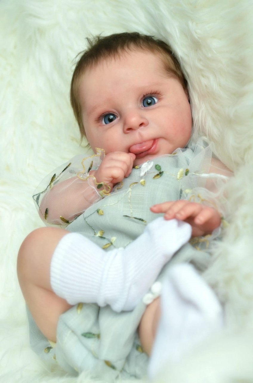 Sebby original reborn doll sculpt by Cassie Ann Love