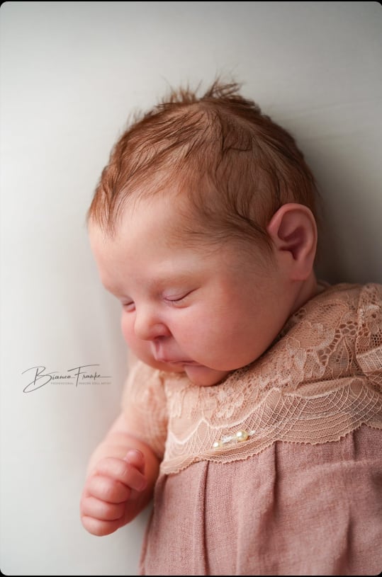 Peaches original reborn doll sculpt by Cassie Ann Love