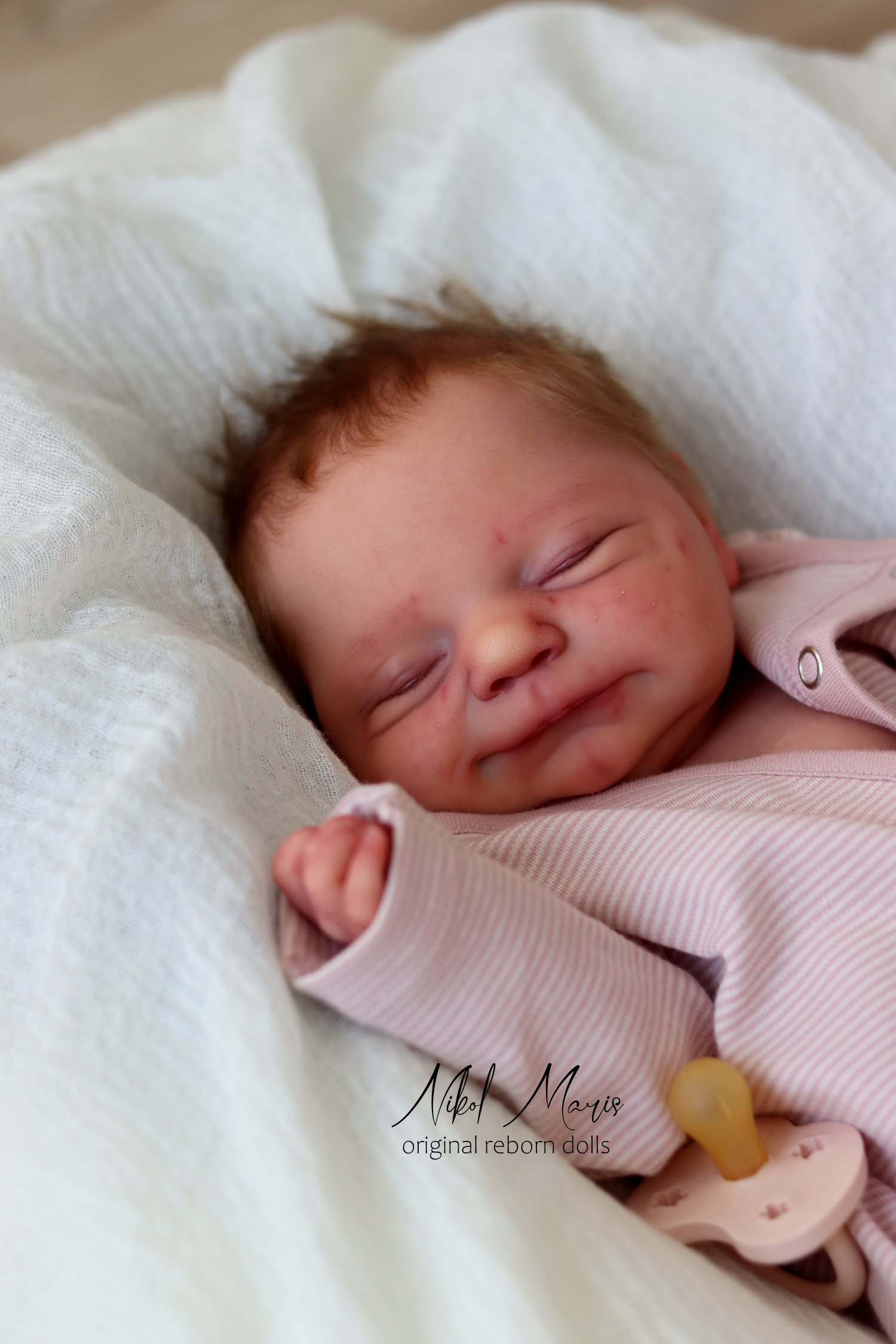 Maeve original reborn doll sculpt by Cassie Ann Love