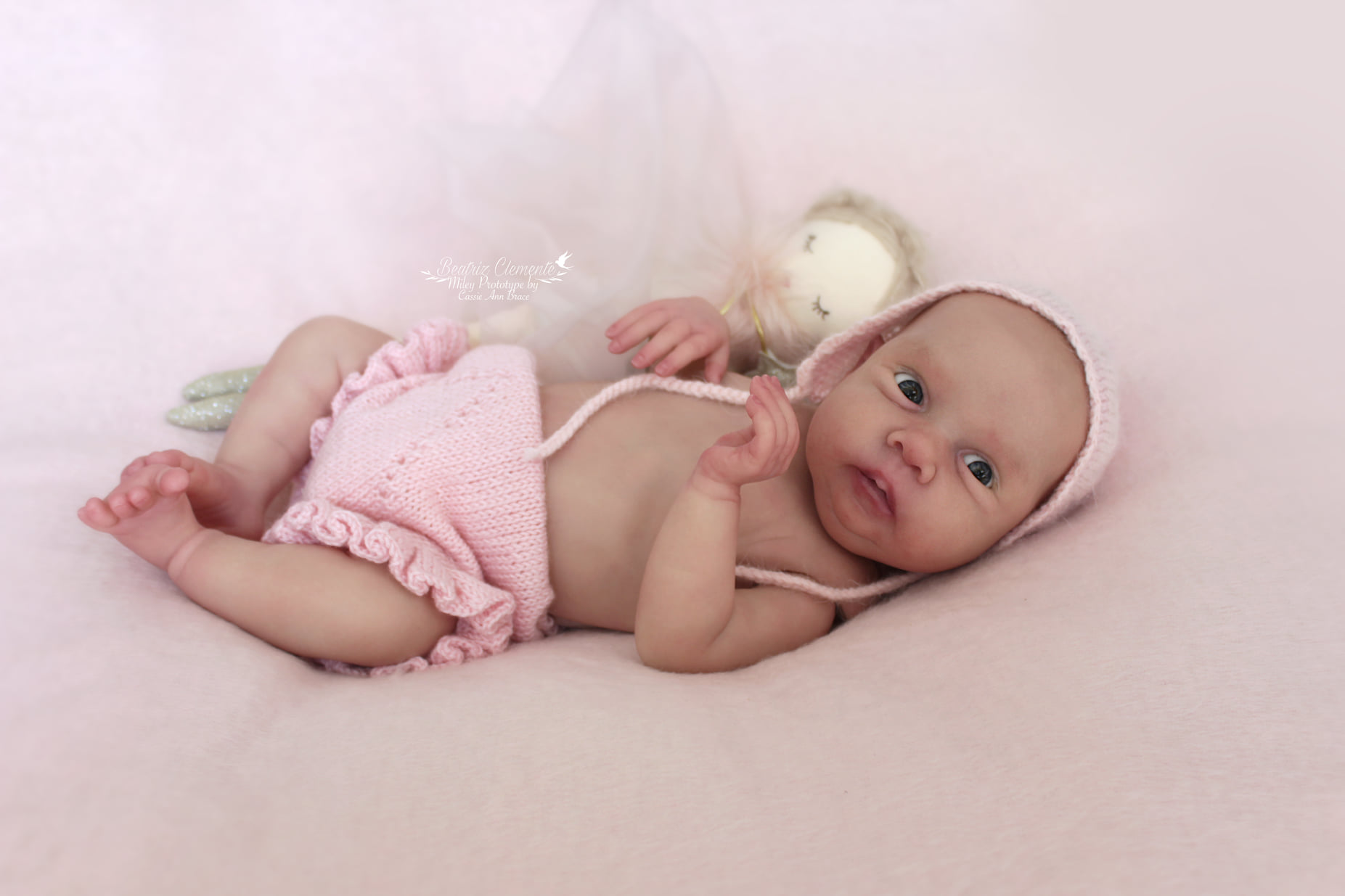Miley original reborn doll sculpt by Cassie Ann Love