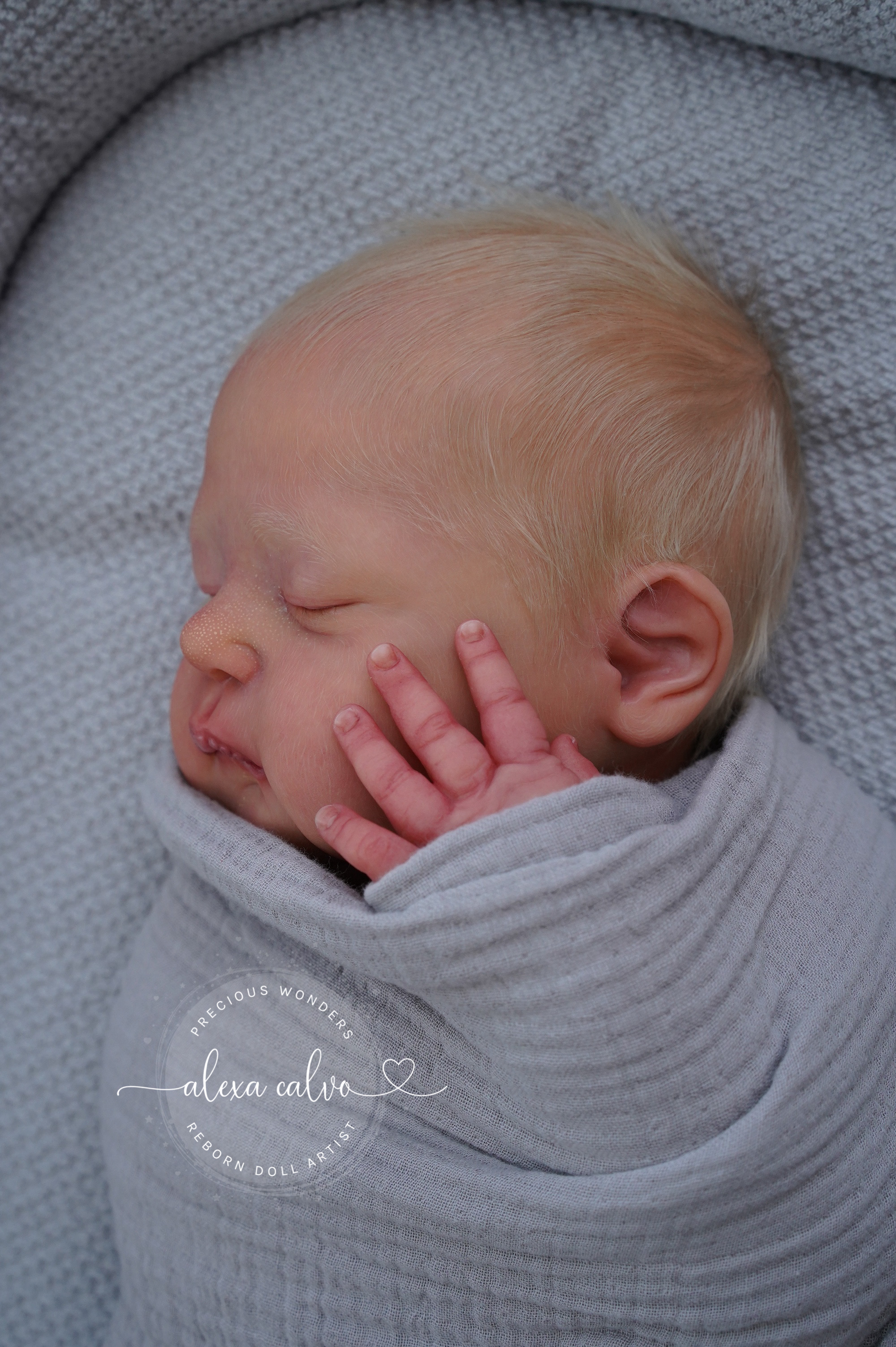 Noa original reborn doll sculpt by Cassie Ann Love