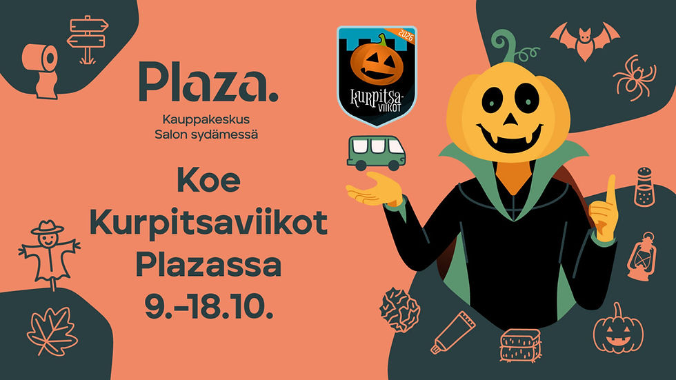 Kurpitsaviikkojen tunnelma valtaa Plazan