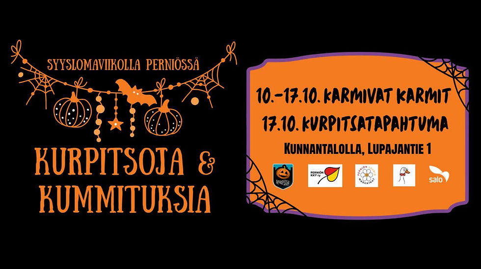 Kurpitsoja ja Kummituksia Perniössä