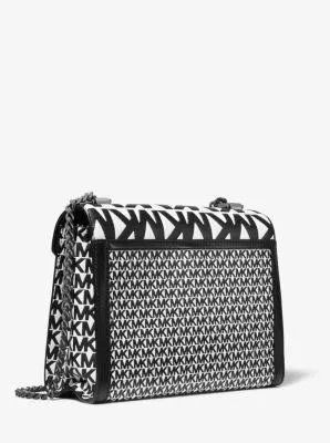 Thumbnail: Michael Kors Leather Convertible Shoulder Bag