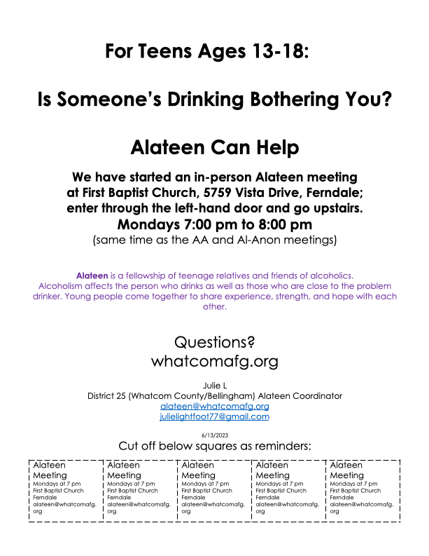Alateen Ferndale Monday Meeting Flyer--FBC Ferndale--6.14.2023.webp