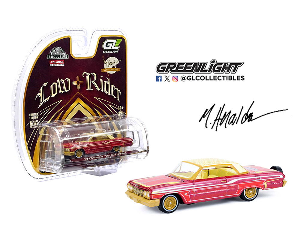Greenlight 1:64 1963 Chevrolet Impala Lowrider – Michael Heralda Special Edition