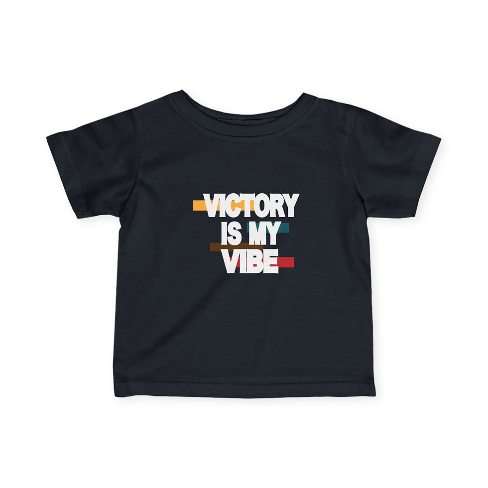 Thumbnail: Victory Is My Vibe Baby Jersey Tee