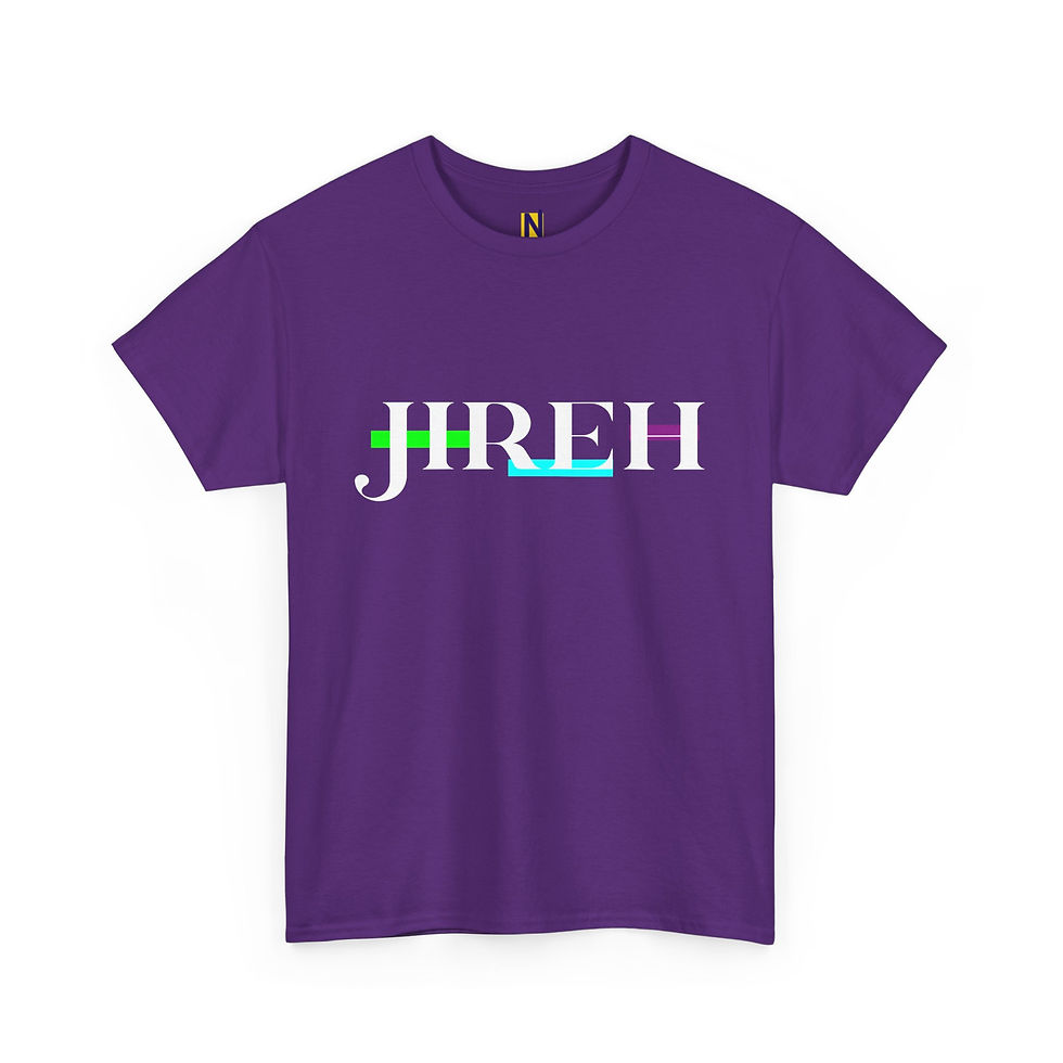 Thumbnail: JIREH Minimalist Unisex Cotton T-Shirt