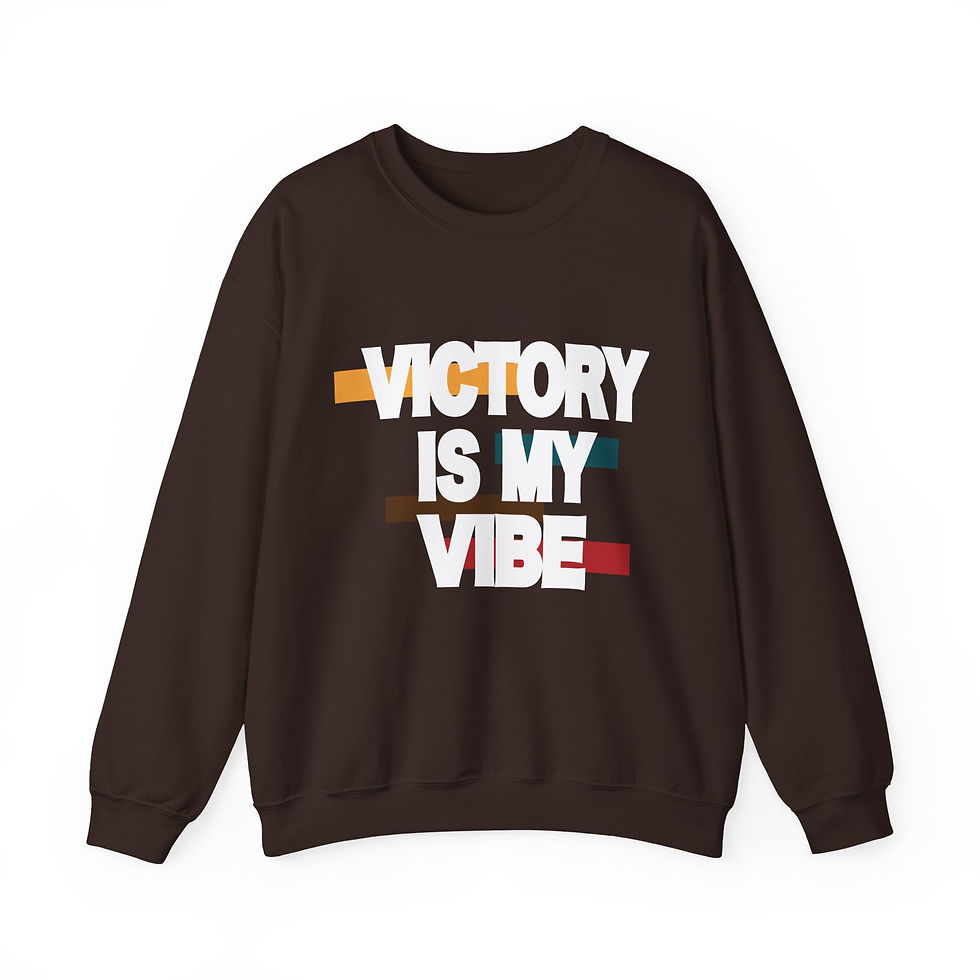 Thumbnail: Victory Is My Vibe Crewneck Sweatshirt