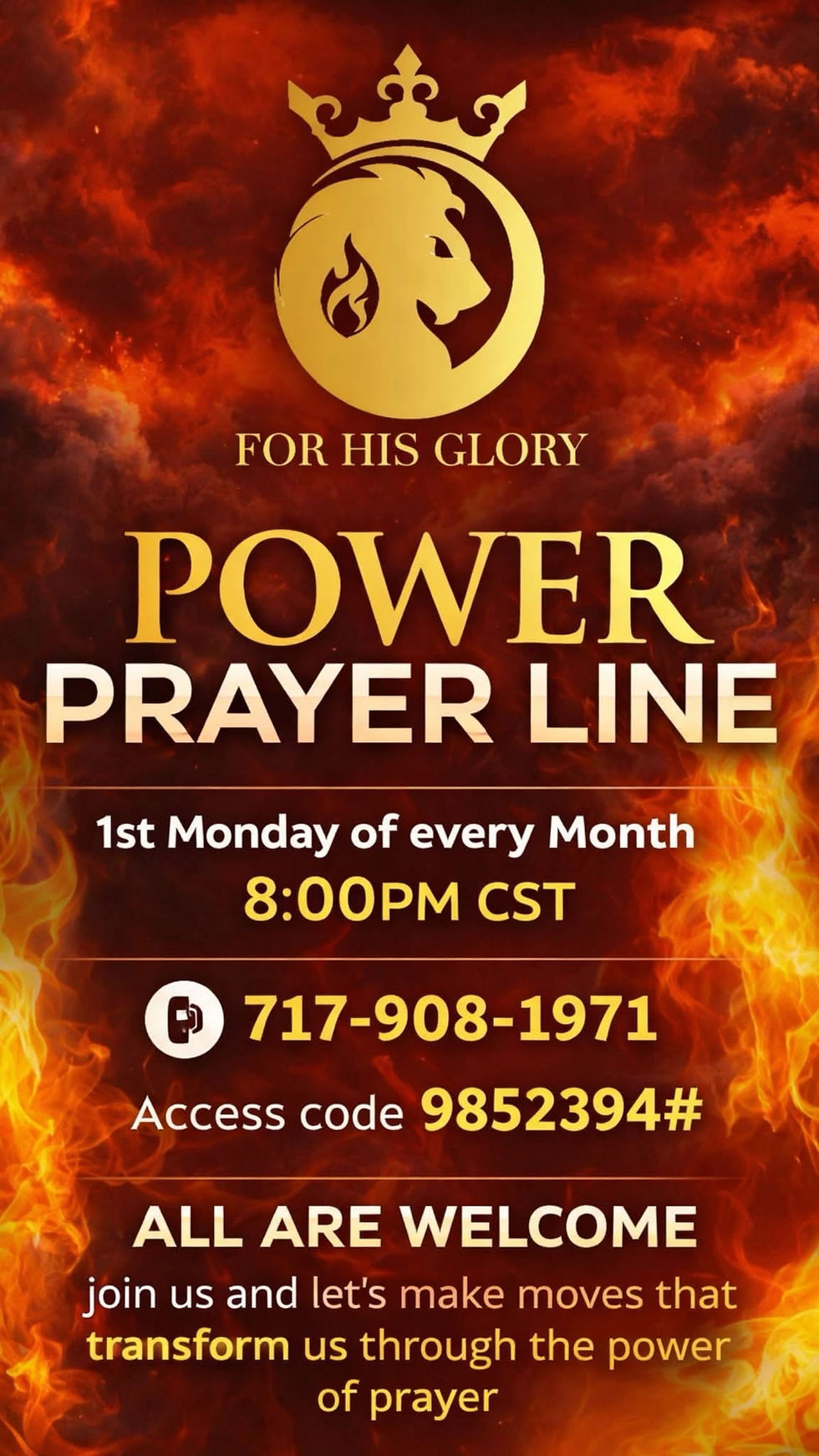 Monthly Prayer Call