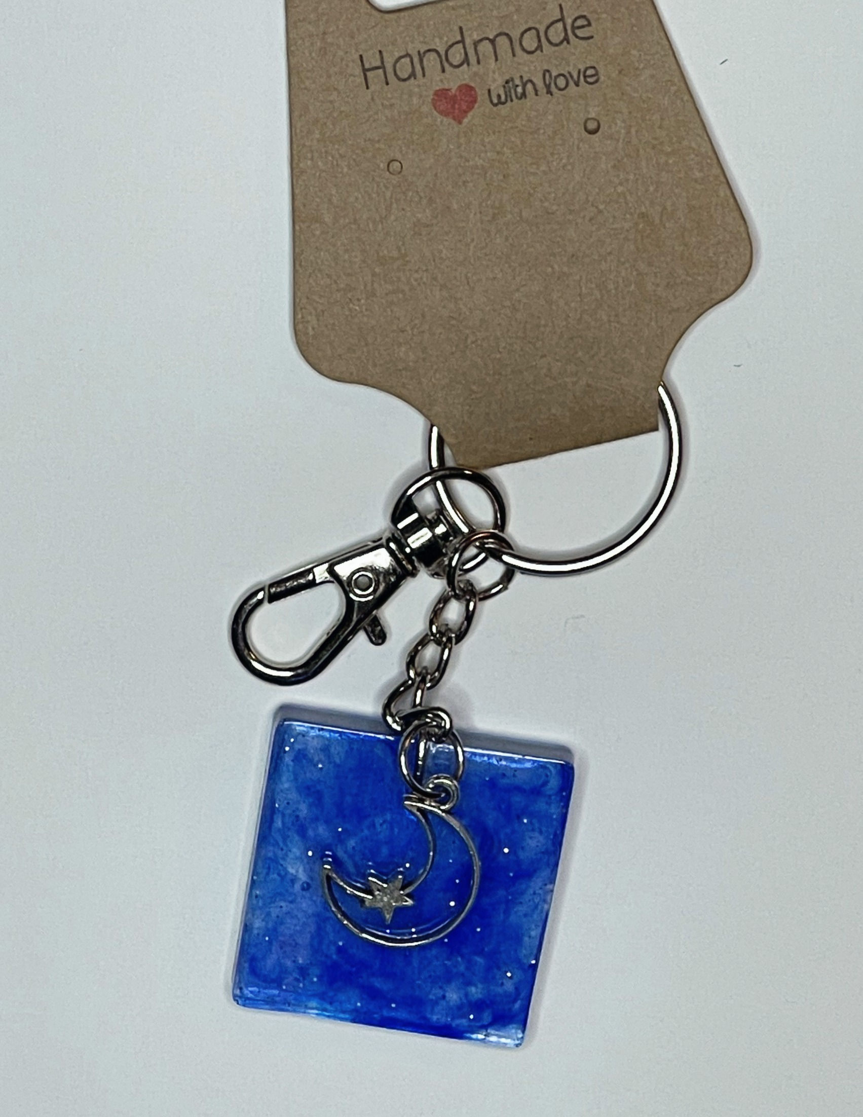 Midnight Moon Keychain