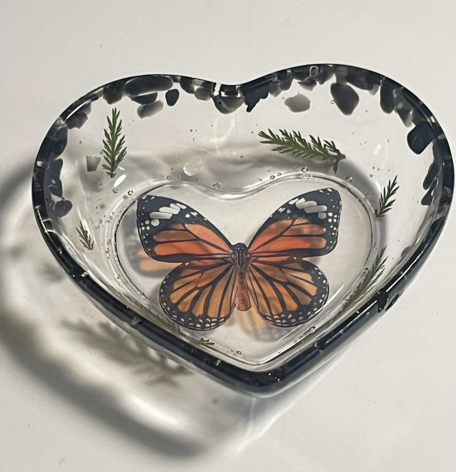 Monarch Heart Ring Dish