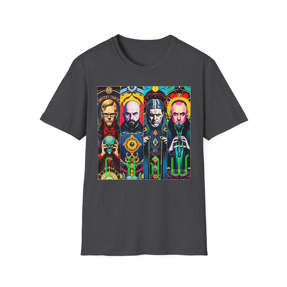 Thumbnail: CHAW Band Members Tarot Unisex Softstyle Graphic Tee.