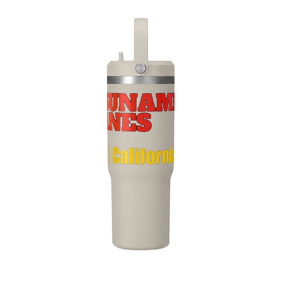 Thumbnail: Tumbler — Tsunamiland Crescent City 32oz Travel Tumbler (Bowling Logo)