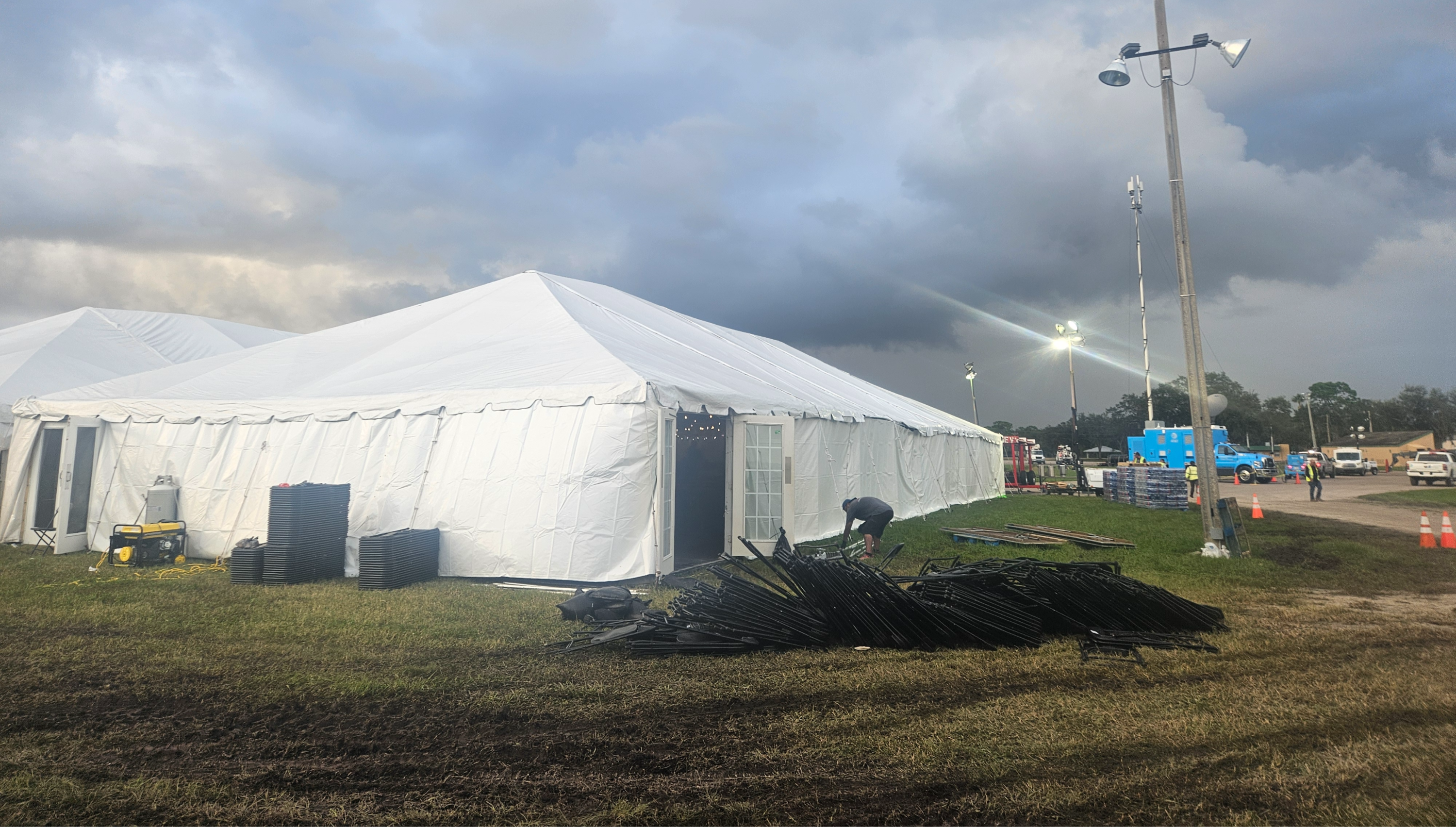 40x90 Frame Tent (Side walls additional)