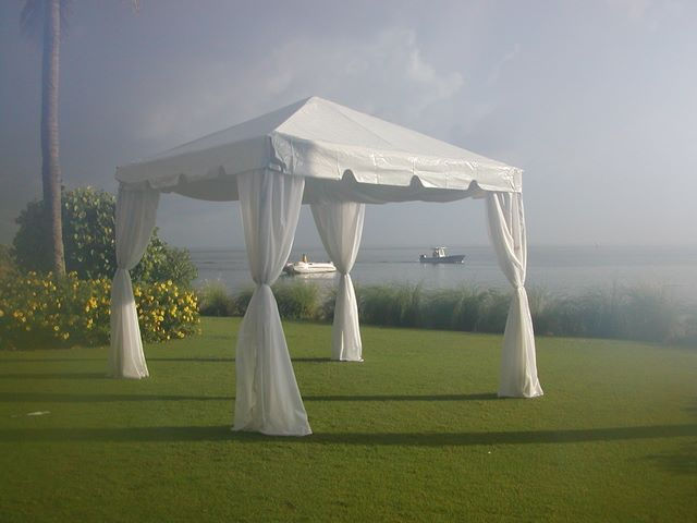 White Leg Drapes - 12'