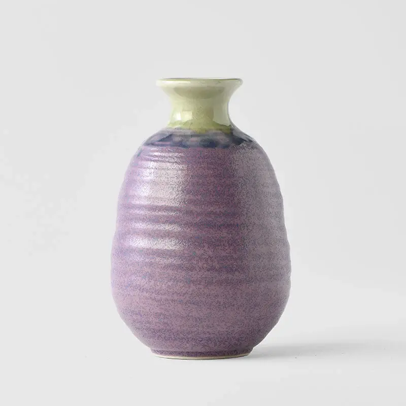 Thumbnail: MADE IN JAPAN Sake Jug 280ml Crazed Blue Glaze