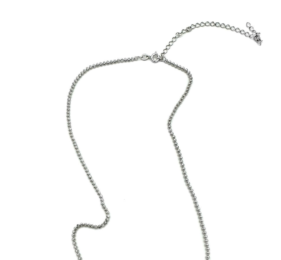 תמונה ממוזערת: BALL CHAIN-DIAMOND CUT-3 MM - LETTER 