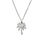 תמונה ממוזערת: Inlaid Palm Pendant - Silver 925 - Clean Necklace 