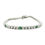 תמונה ממוזערת:  GREEN X SILVER TENNIS BRACELET