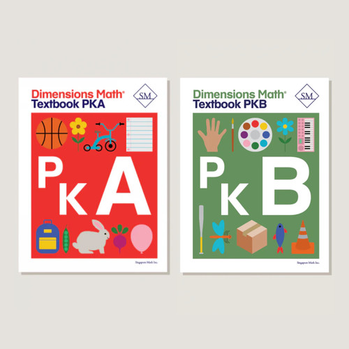 Kit Dimensions Math Textbook PKA (1º semestre) PKB (2º sementre) K4