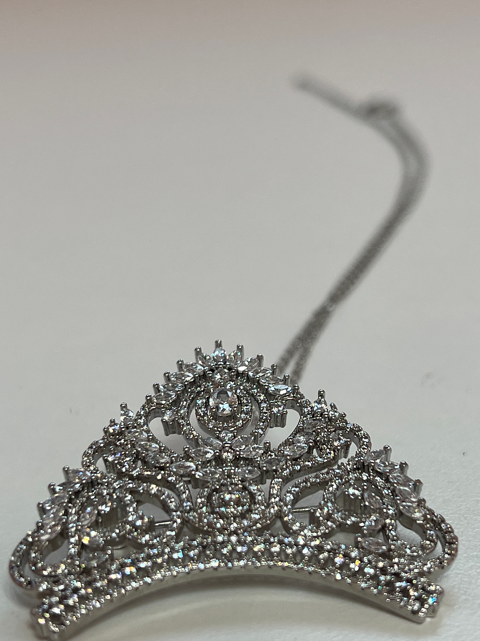 Thumbnail: Petite USA Crown Necklace