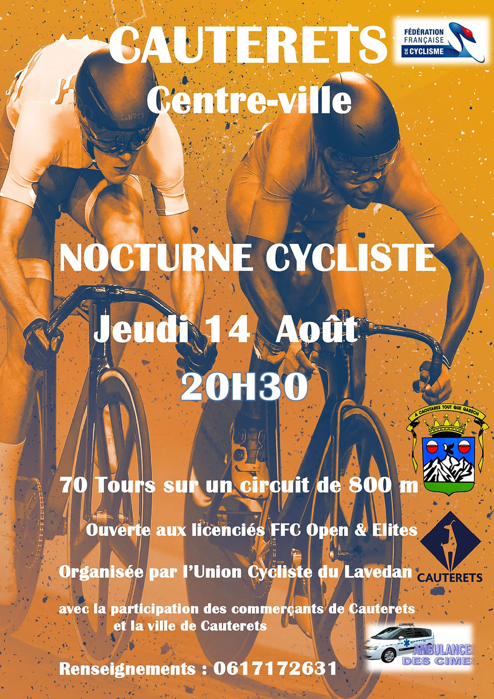 Nocturne cycliste de Cauterets