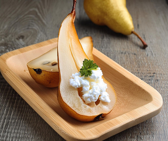 Poire à la ricotta